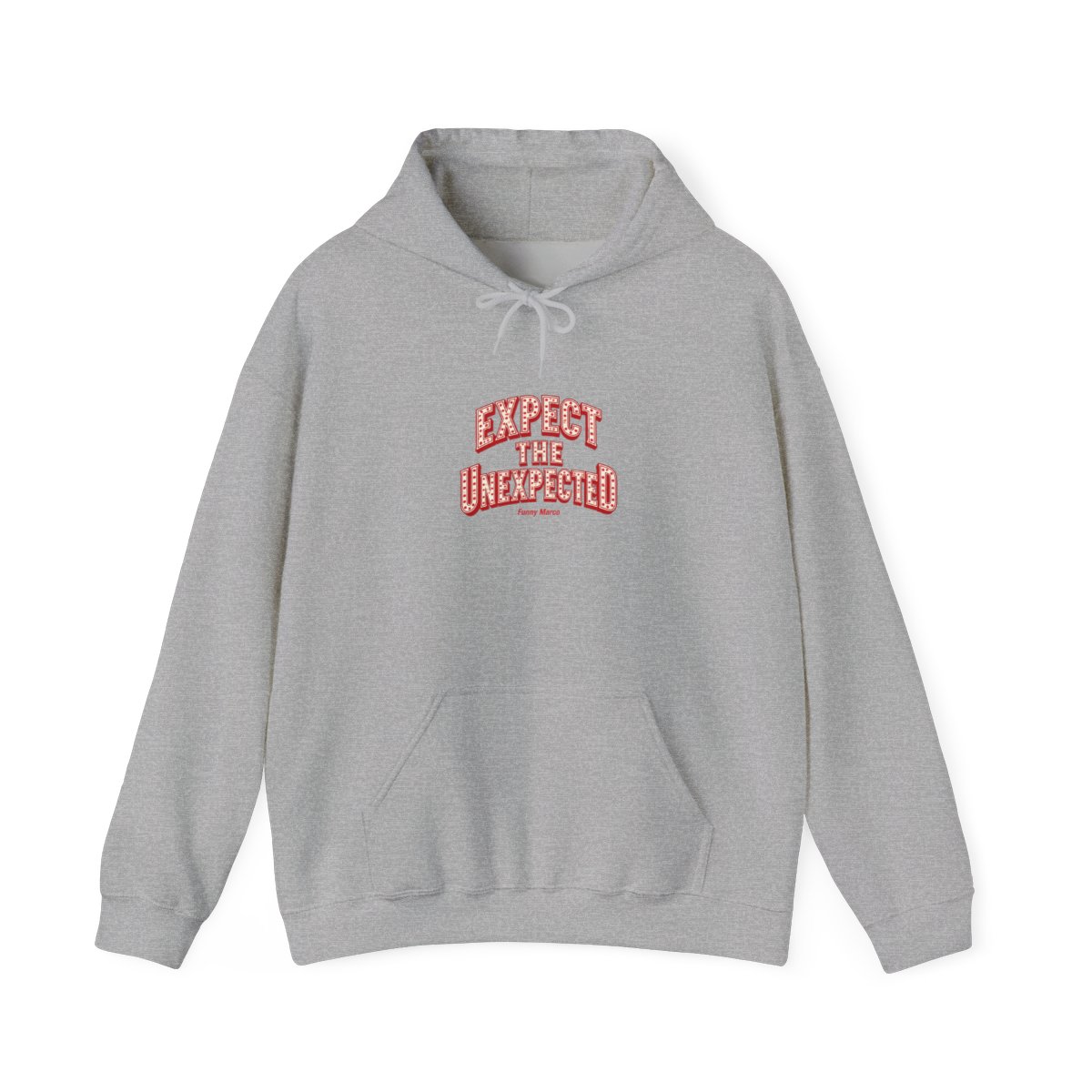 Funny Marco "Expect the Unexpected" Hoodie - alternate angle 3, merchandise