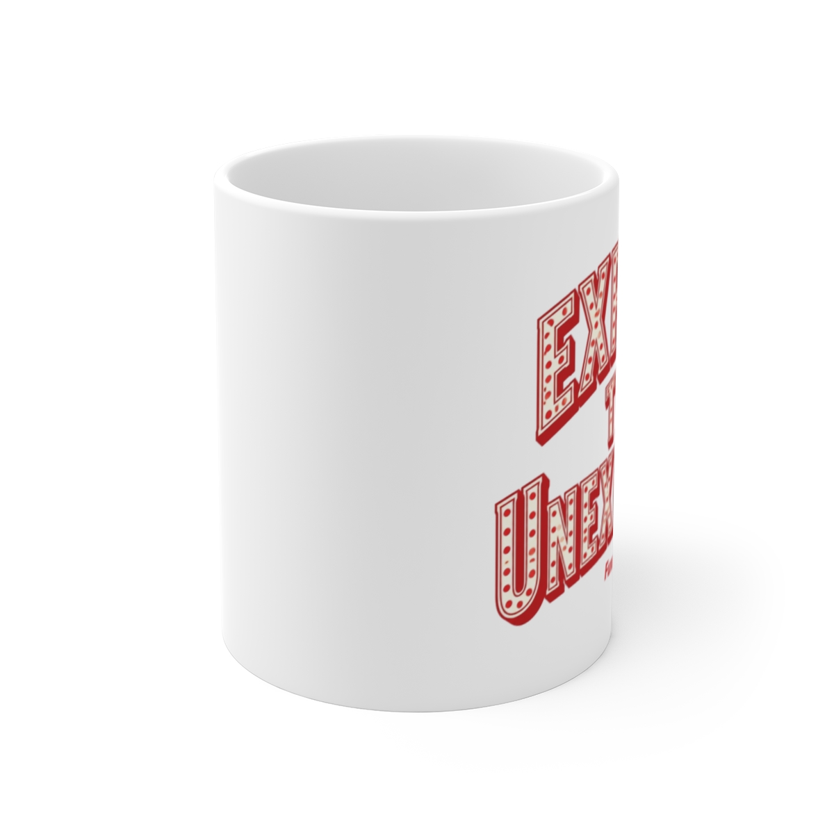 Funny Marco "Expect the Unexpected" White Mug - alternate angle 1, merchandise
