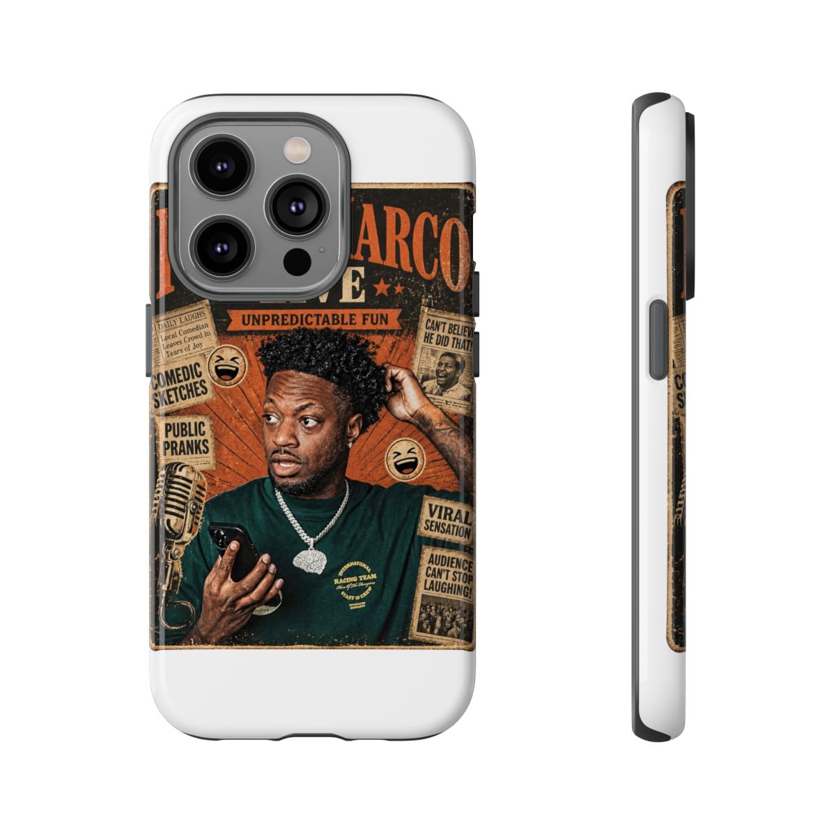 Funny Marco "Funny Marco Live" Phone Case - alternate angle 4, merchandise