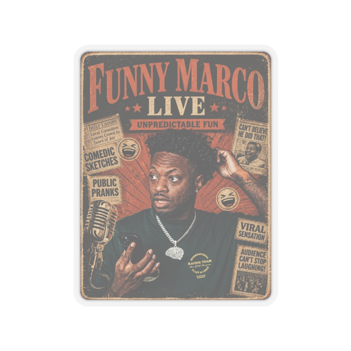 Funny Marco "Funny Marco Live" Sticker